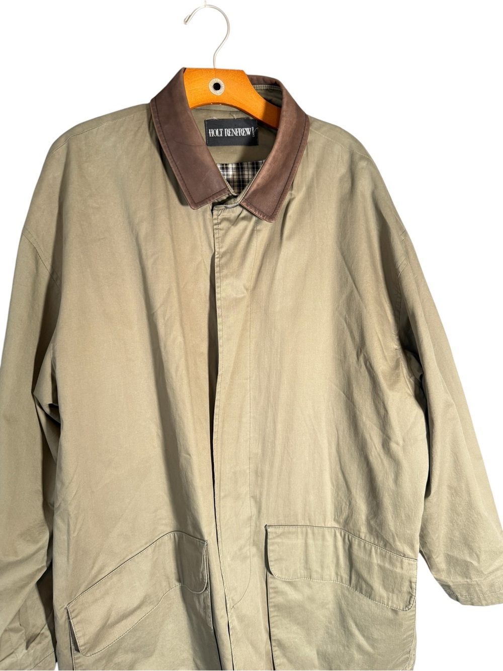 Vintage Holt Refrew Barn Chore Coat Green Normcore Cabincore Minimalist L - Picture 3 of 10